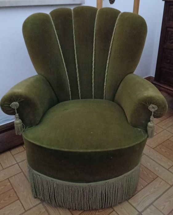 Sofá poltrona em veludo