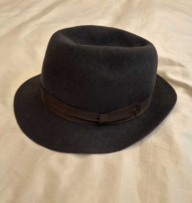 Kapelusz klasyczny damski z rondem zima 100% wełna owcza owca NOWY !!