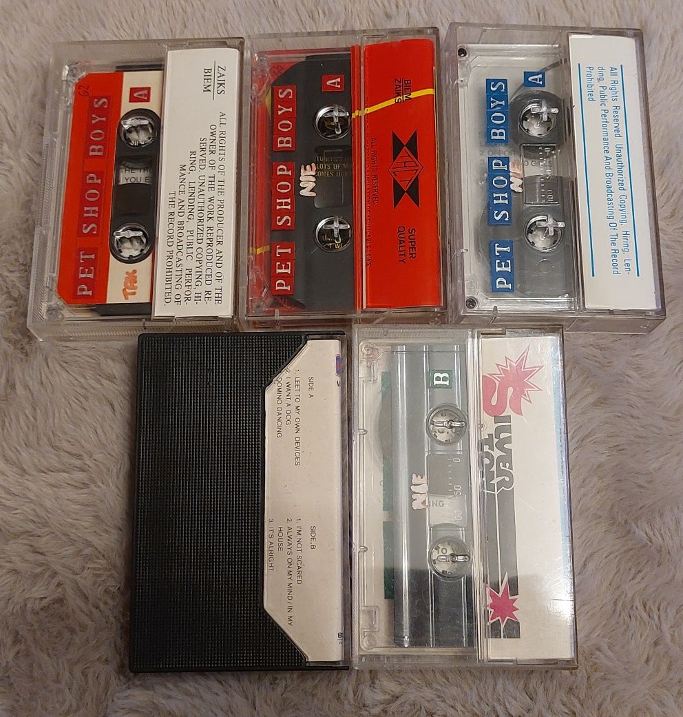 Pet Shop Boys - 5 kaset magnetofonowych