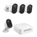 Conjunto 8 Canais ‼️ 4 Câmaras CCTV ‼️ Deteção Movimento ‼️ Micro SD
