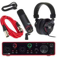 Audio Interface Focusrite Scarlett 2i2 Studio Pack 3rd Gen