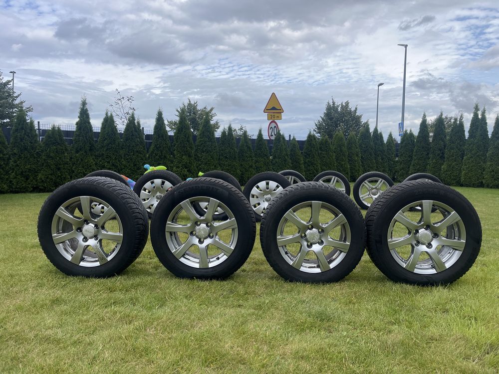 Alufelgi 5x112 16 /66,6 Opony zima 225/55/16 Dot23