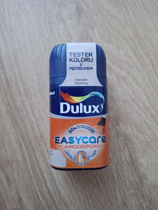 Dulux Easy Care Zawsze Beżowy tester koloru z pędzelkiem na zaprawki