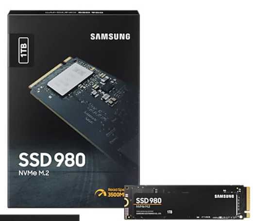 Dysk SSD Samsung 980 1 TB M.2 2280 PCI-E x4 Gen3