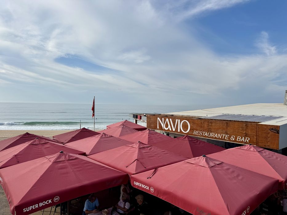 Restaurante em plena praia