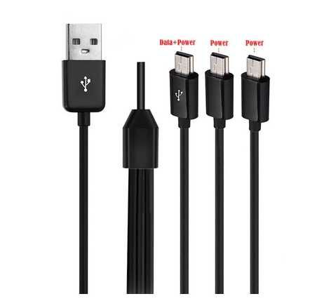 кабель для зарядки USB ->mini USB на 3 выхода (горыныч). XP Deus ORX.