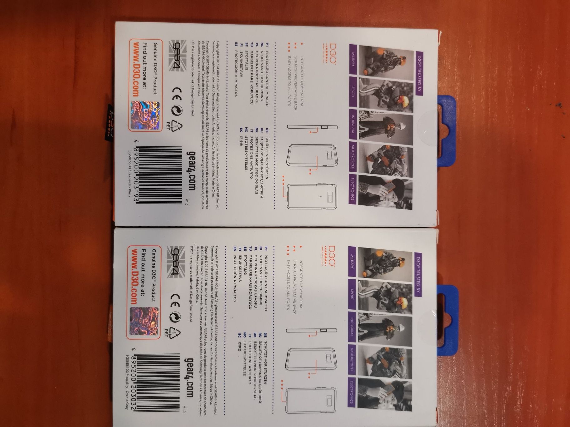 Etui plecki case gear4 do Samsung Galaxy S8 Plus komplet 2 sztuk