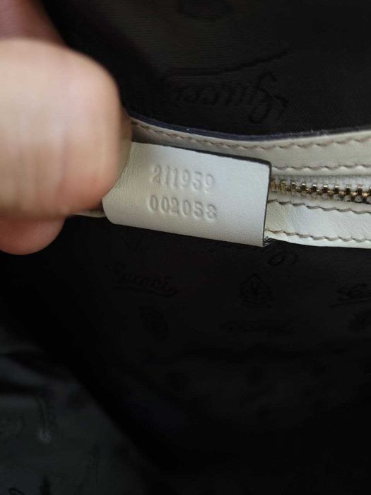 Кожаная женская сумка Gucci Irina White Оригинал