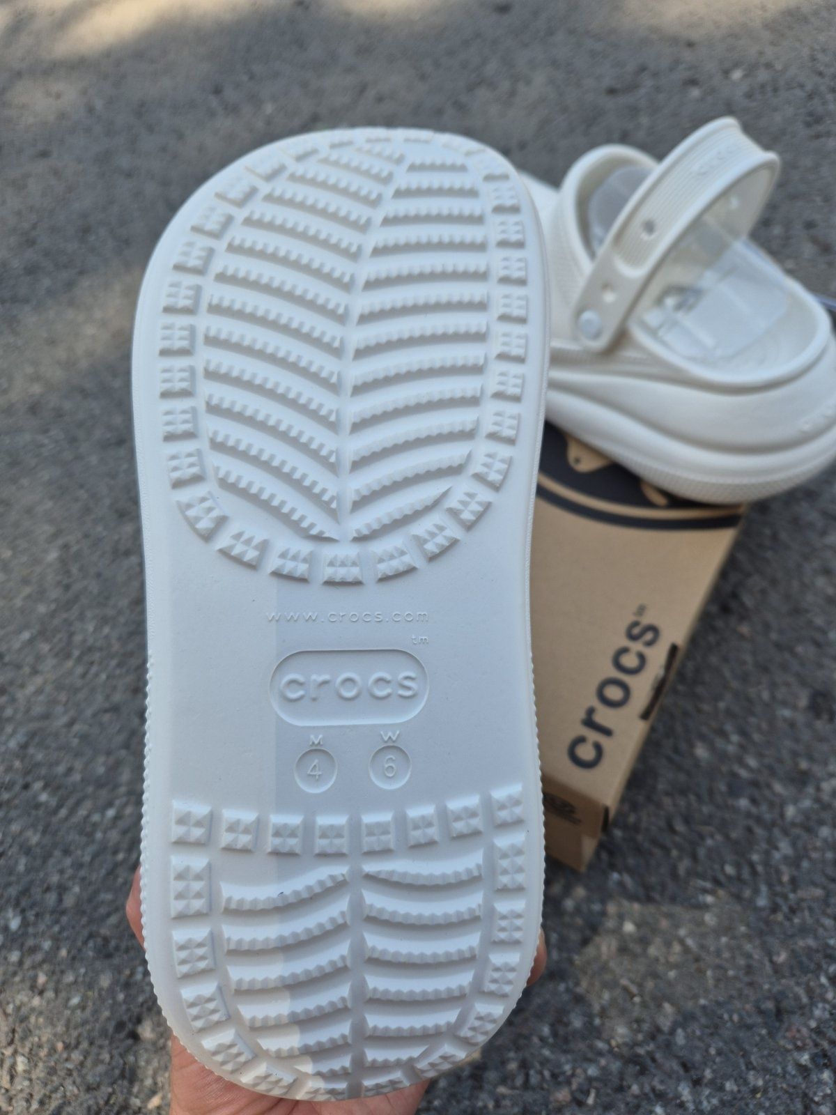 Крокси Оригінал Crush Platform White (Білі)