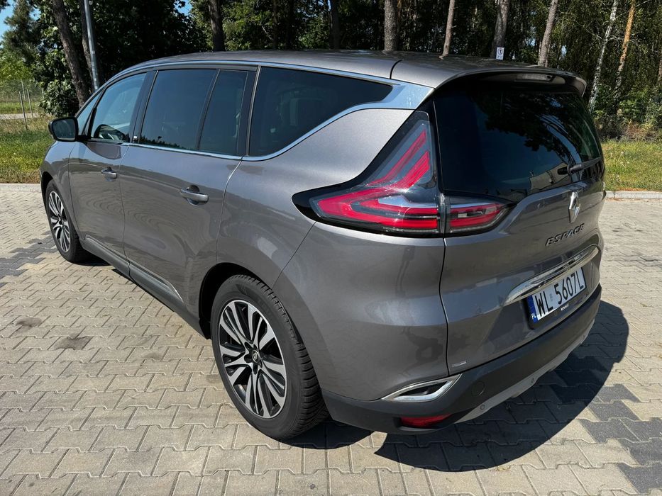 Renault Espace 225KM/ FV23%/ Initiale Paris/ Salon PL/ 7os/ Ekrany w zagłówku/ Masaże