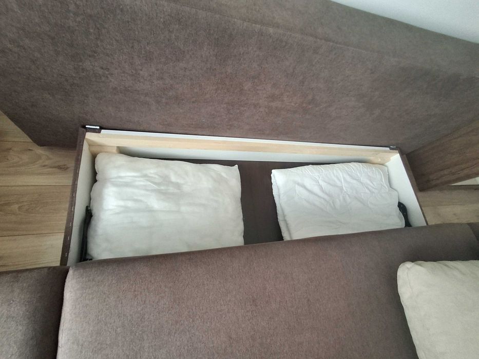 Sofa rozkładana plus fotel  uszek IKEA-NOWA CENA