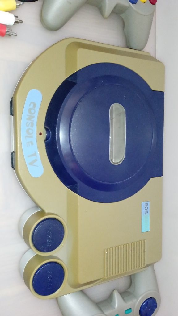 Vintage Console TV BOS 2800 + 2 Comandos + Pistola Lethal Enforcers