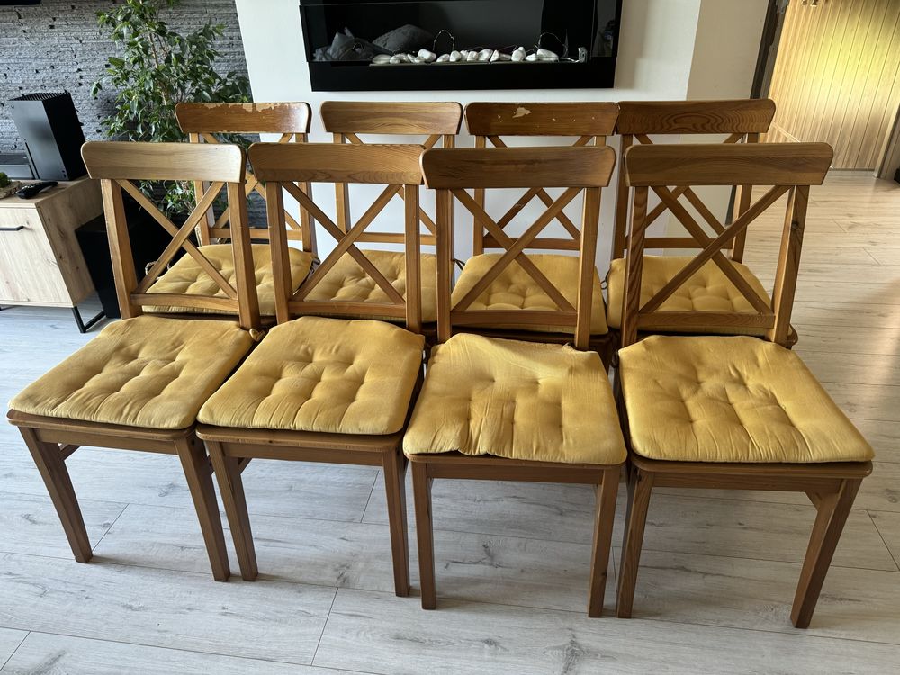 Krzesło krzesła ikea ingolf 2 sztuki