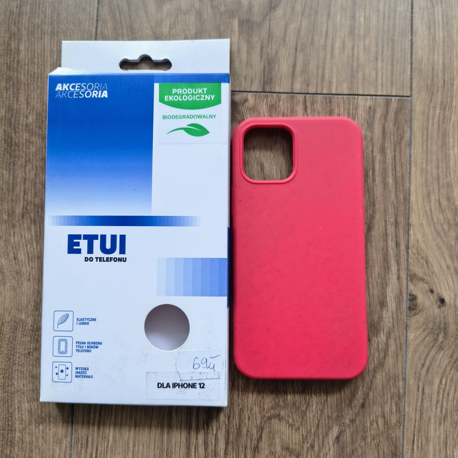 Etui pokrowiec futerał case iPhone 12 Red czerwony