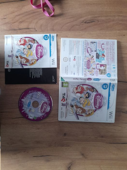 Disney Princess nintendo wii pal kolekcjonerski