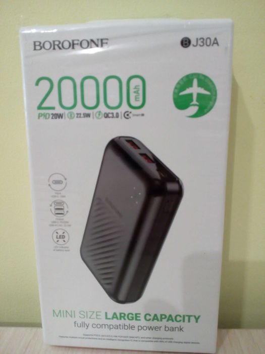 Портативний зарядний пристрій Power Bank Borofone BJ30A 20000 mAh
