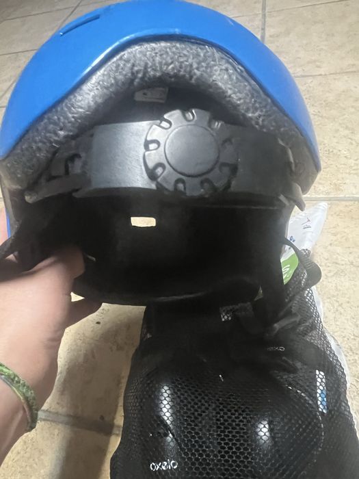 Capacete criança + kit proteçao