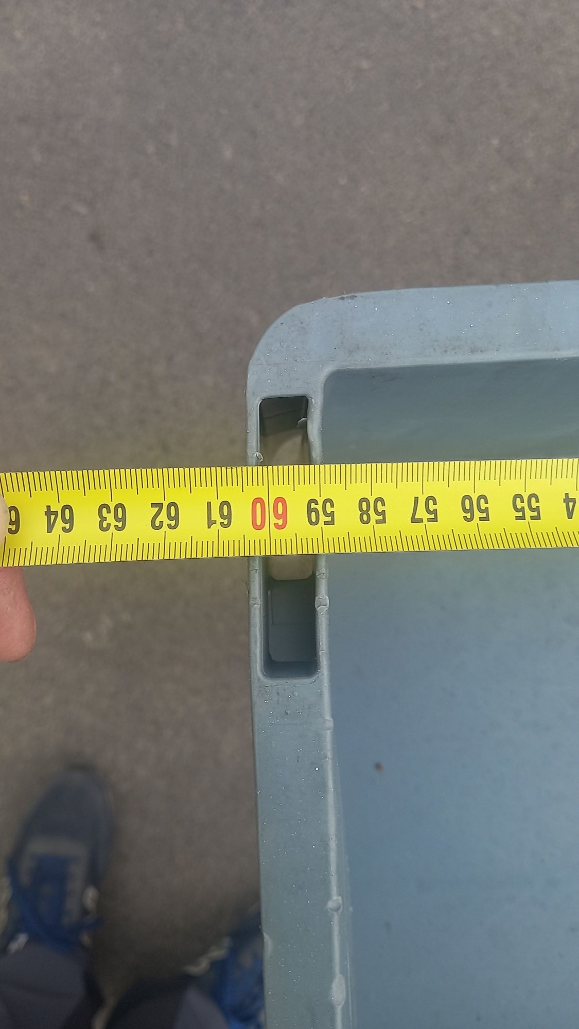 Pojemnik plastikowy skrzynka plastikowa 60x40x20