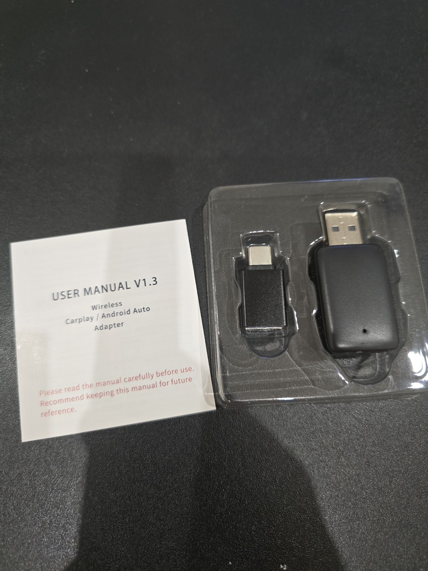 CarPlay / Android Auto адаптер 2в1 – бездротовий, plug&play