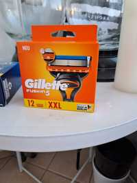 Gillette Fusion 12 sztuk 100% oryginał ! Niemiecka Dystrybucja