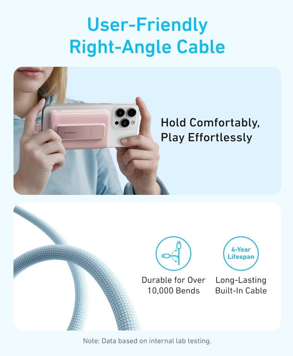 Повербанк з підставкою Anker Zolo MagSafe Power Bank 10,000mAh 30W NEW