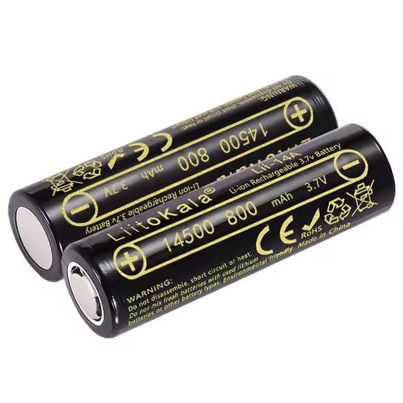 Акумулятор LiitoKala 14500, 800mAh, оригінал