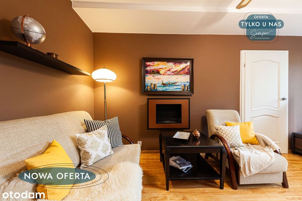 3 pokoje, w pełni wyposażone, do wprowadzenia