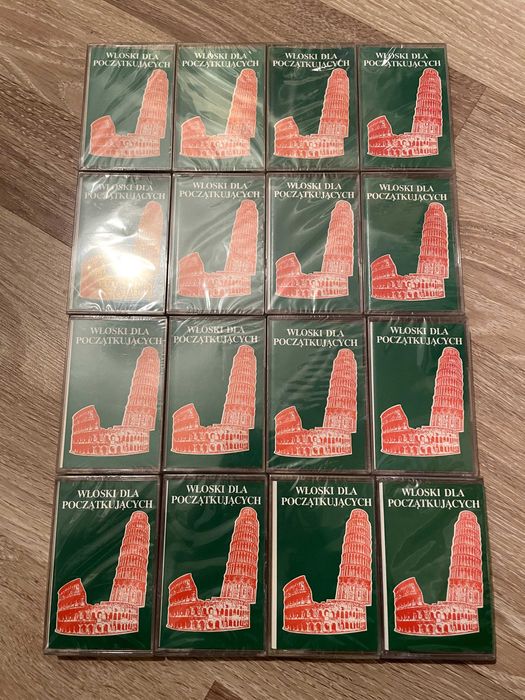 Zestaw KASET ESKK język WŁOSKI dla początkujących NOWE FOLIA 16 szt.