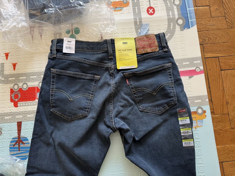 Джинси чоловічі levis 512 slim taper
