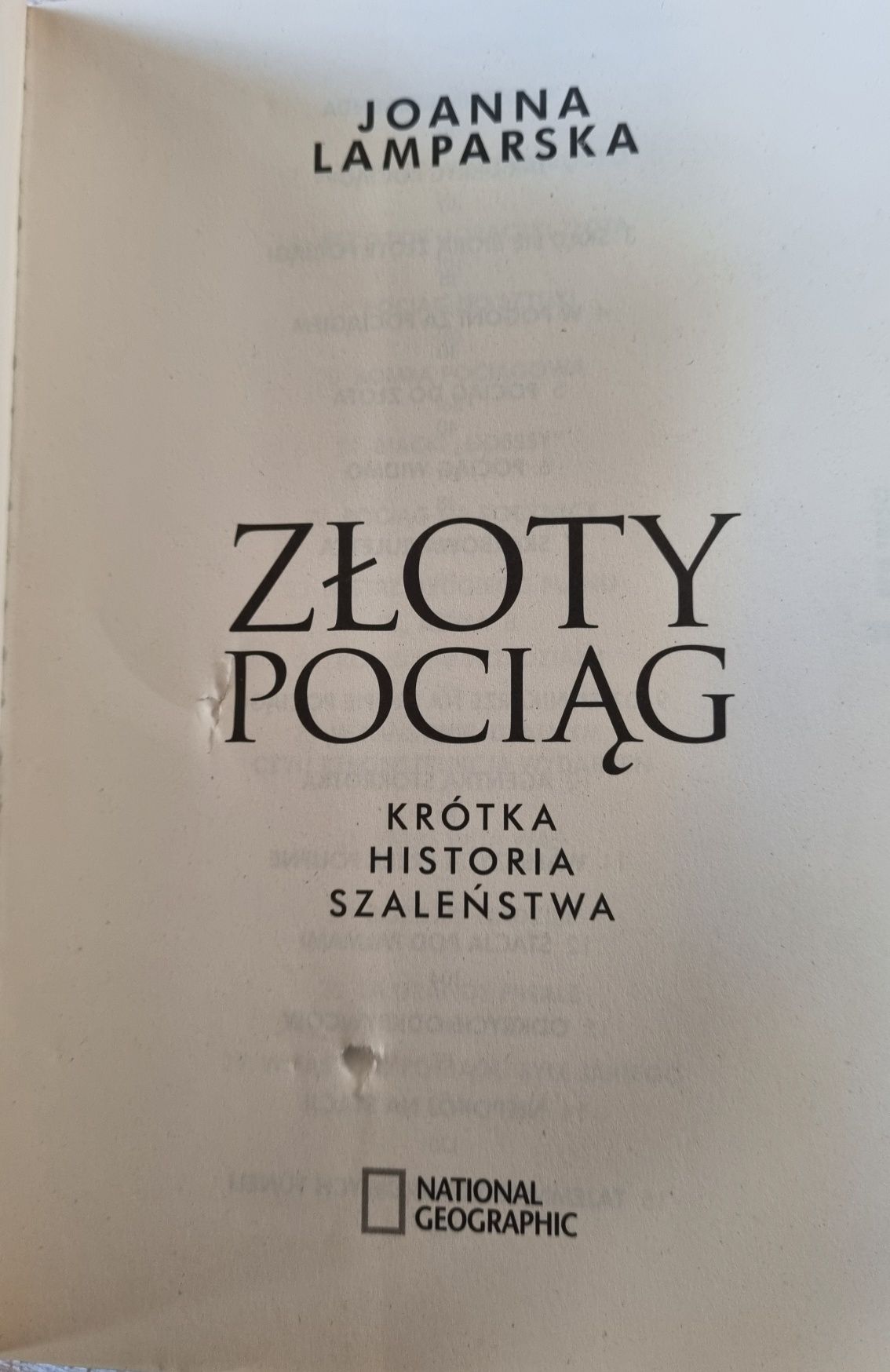 Joanna Lamparska Złoty Pociąg
