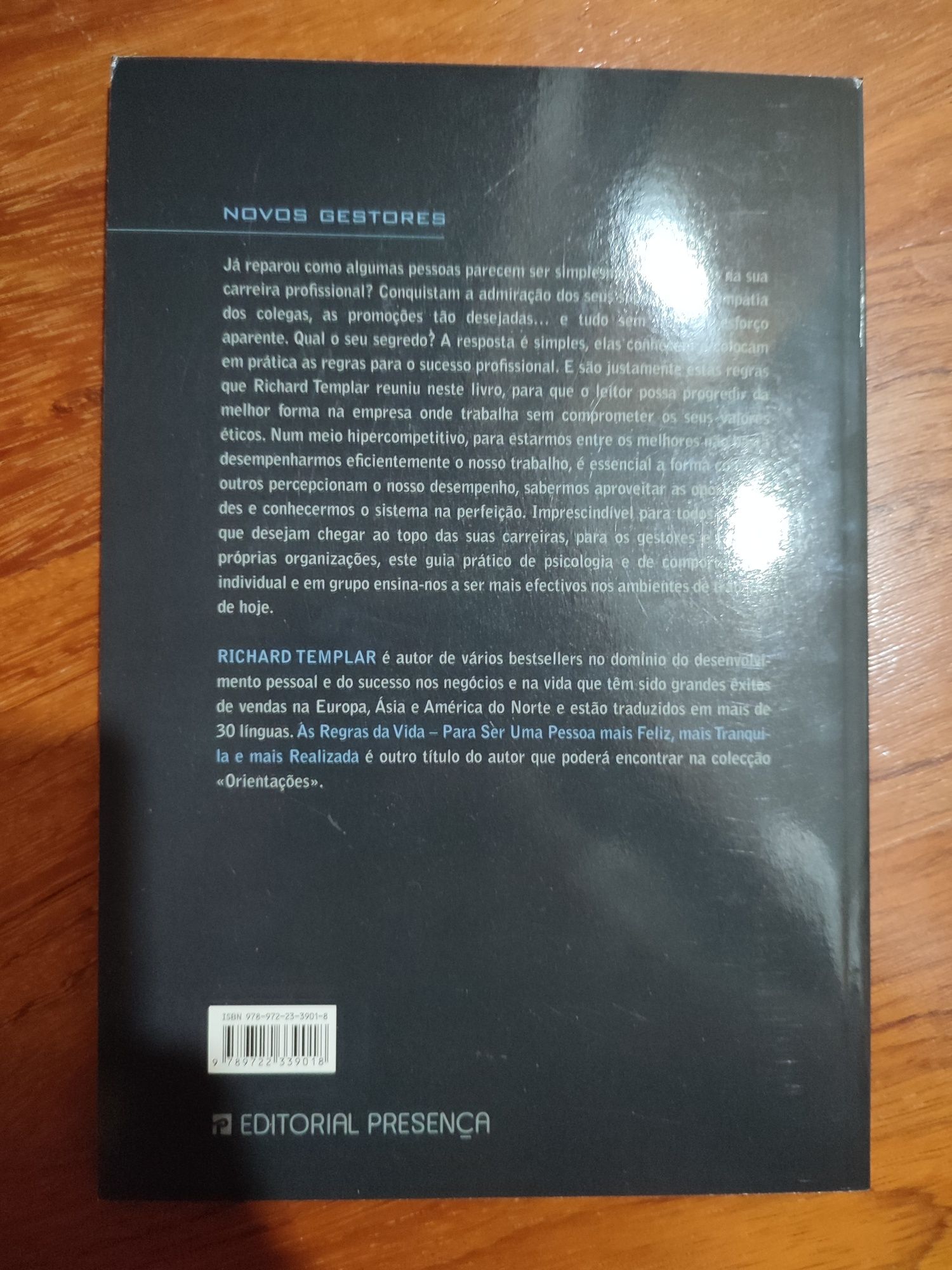 Livro Regras para o sucesso profissional