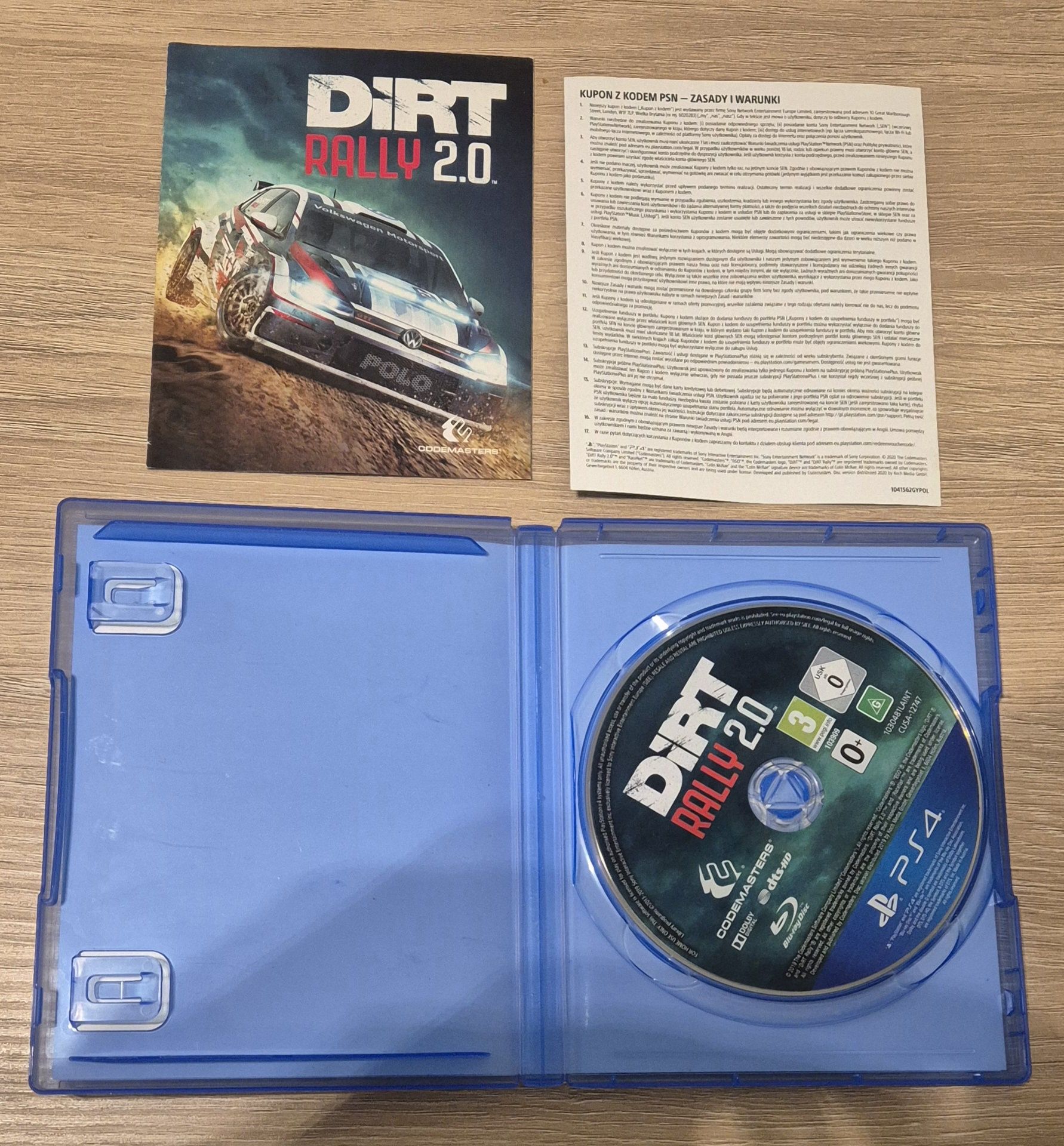 Dirt Rally 2.0 Edycja Roku PS4 PS5 Dubbing PL Polska Wersja