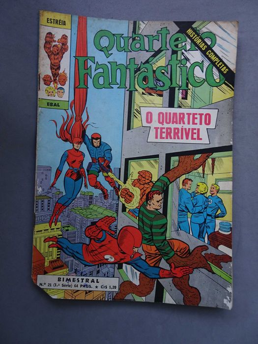 Livro EBAL - Quarteto Fantástico nº 21 - 1ª série
