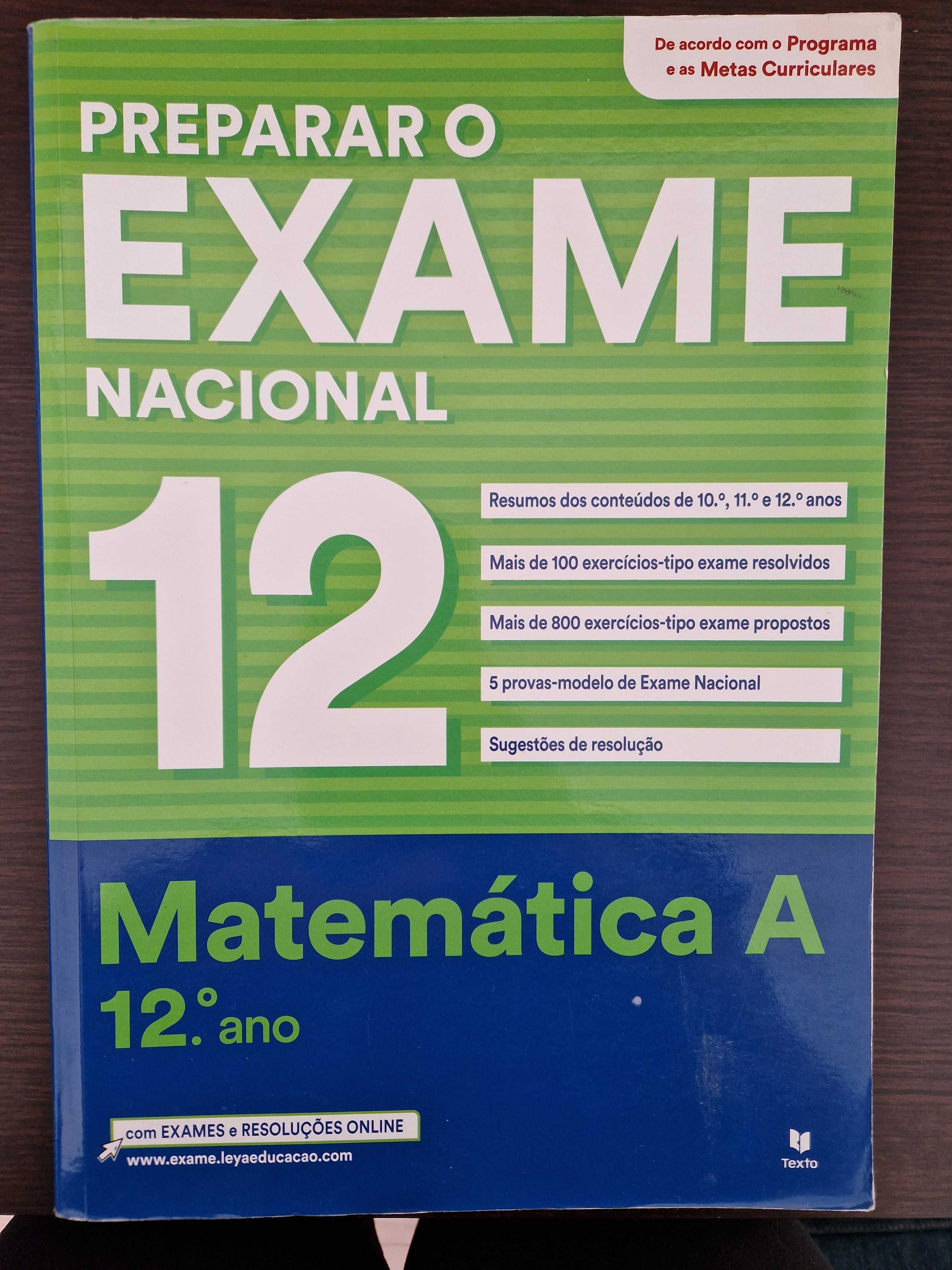 Exame Matemática A 12° ano