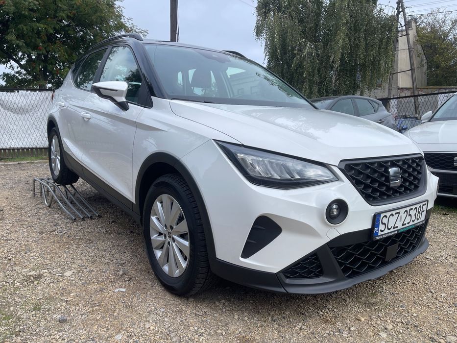 Seat Arona Lift/Full/Led/Navi/Czarnydach/połskóra/ACC/Carplay/Bezwypadkowy/Vat23%