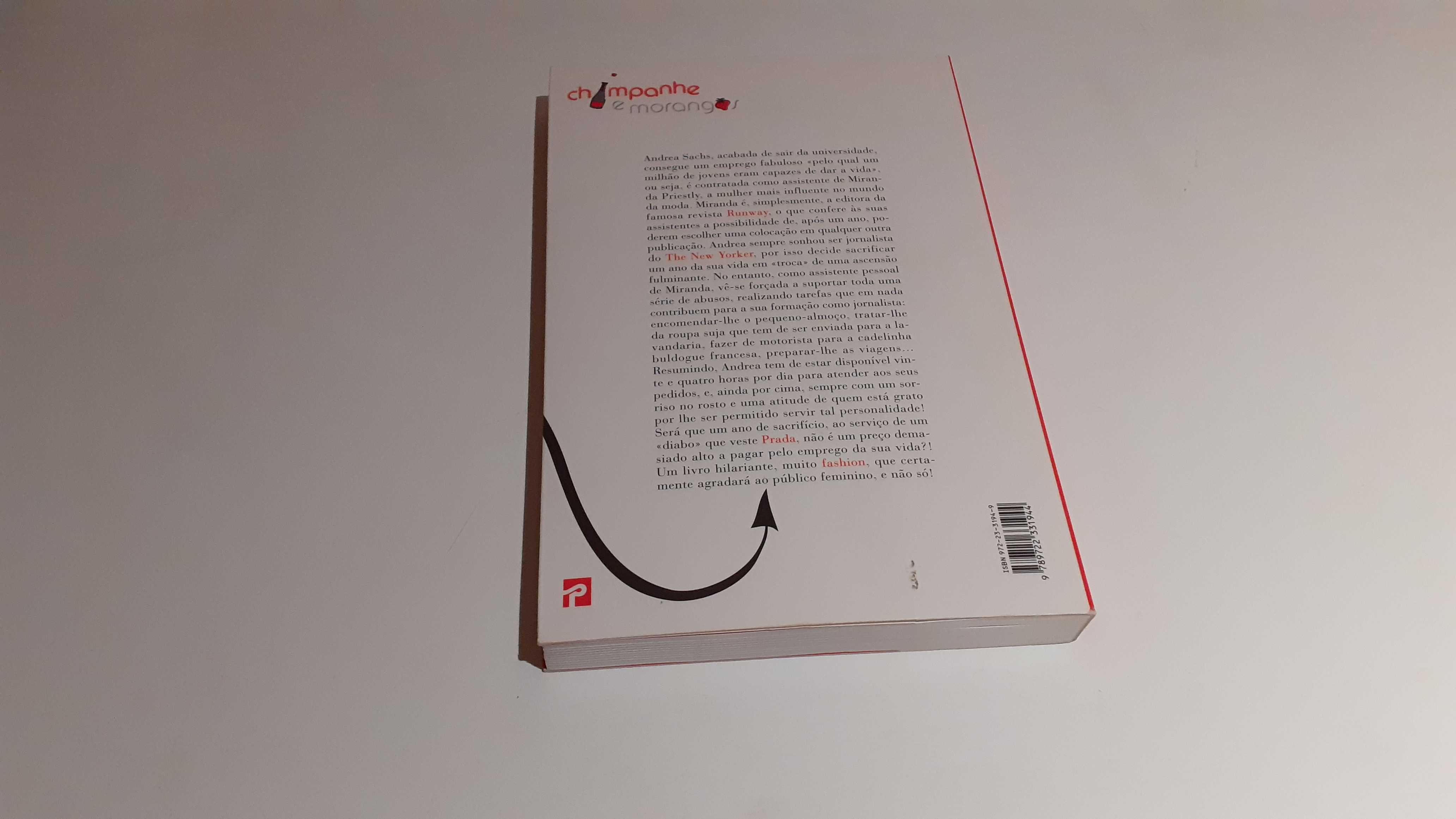 Livro como novo "O Diabo veste Prada” de Lauren Weisberger