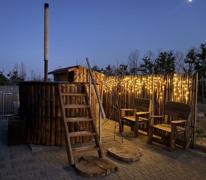 Домики на берегу Днепра для прекрасного отдыха