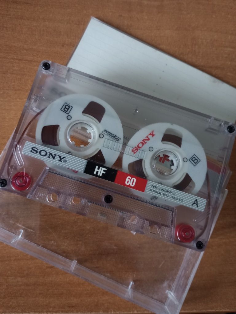 Basf, Sony, кассета с бобинками.