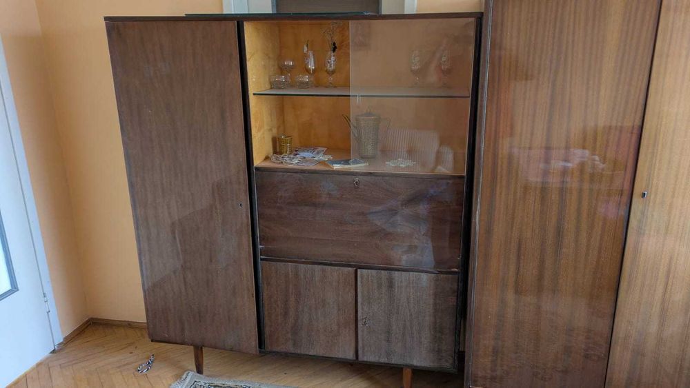 3 szafy PRL Komoda Meblościanka