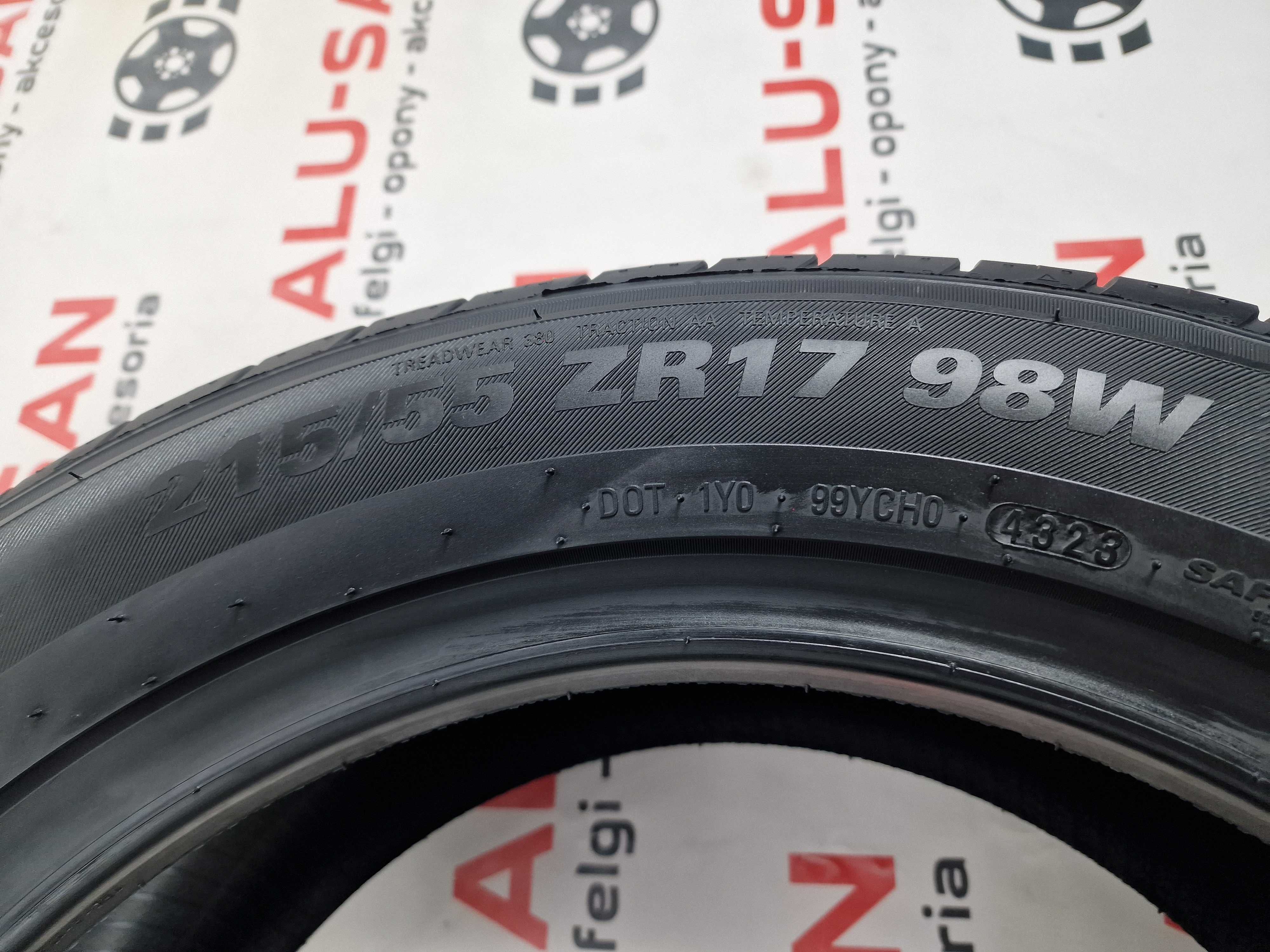 NOWE letnie OPONY 215/55R17 - KUMHO ESTA HS52 - Montaż GRATIS