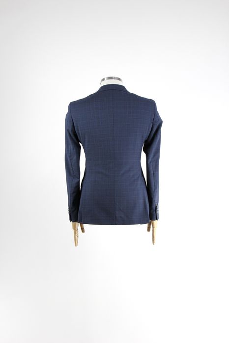 LUIGI BIANCHI Mantova Sartoria чоловічий картатий вовняний піджак (S)