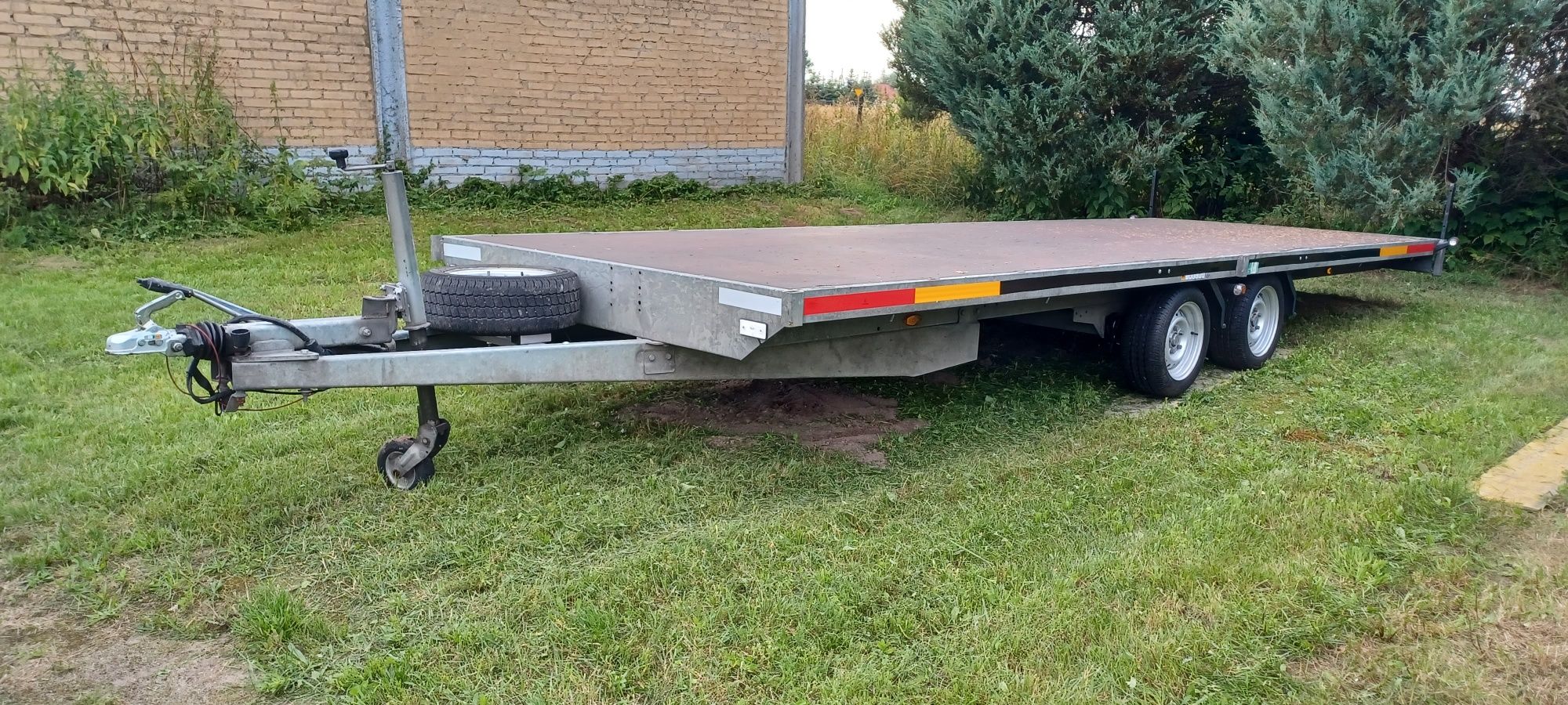 J.Nowa Duża Mocna Przyczepa Platforma "EDUARD"6,05/2,00m DMC 3500KG