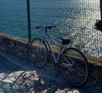 Bicicleta de trekking - RIVERSIDE 120 (Cinzento metalizado)