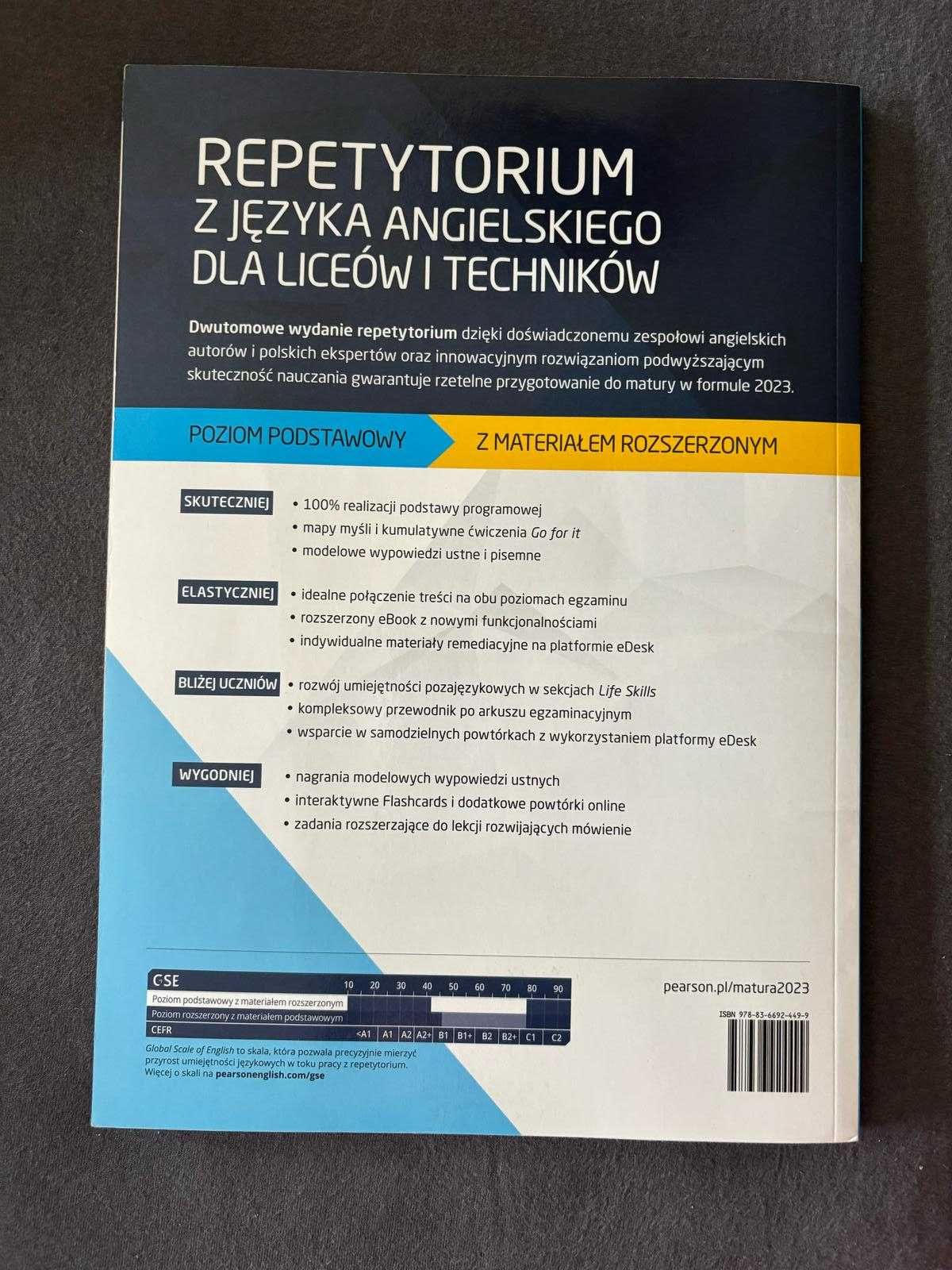 Repetytorium z j.angielskiego Matura 23 PPz R -PEARSON