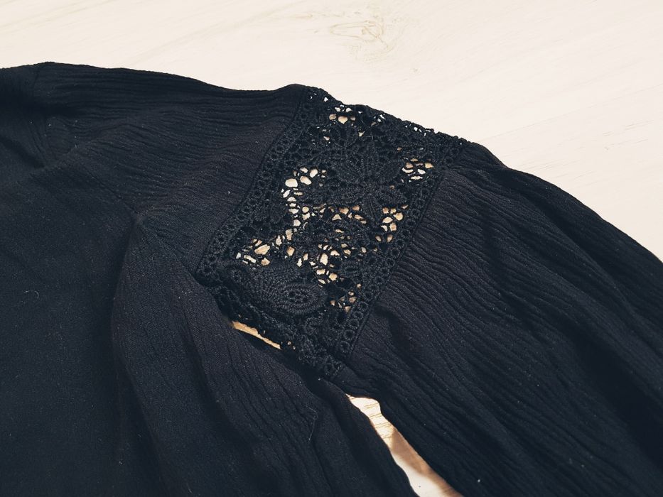 Spódnica ZARA jeansowa r 140 postrzępiona HIT LATA