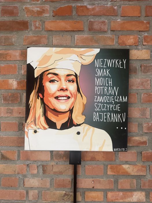 Obraz Marty Frej - Niezwykly smak moich potraw… 60 cm na 60 cm