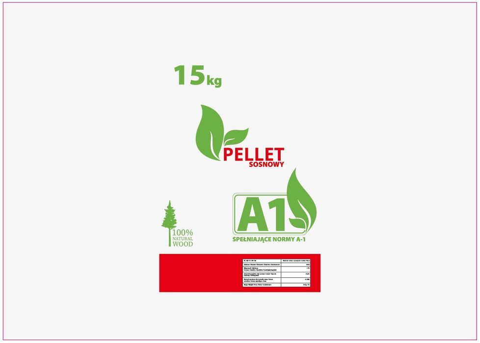 Pelet drzewny SOSNOWy 6mm. Przy większej ilości RABAT