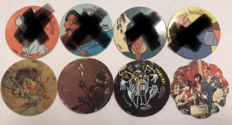 Tazos Antigos - Diversas Coleções