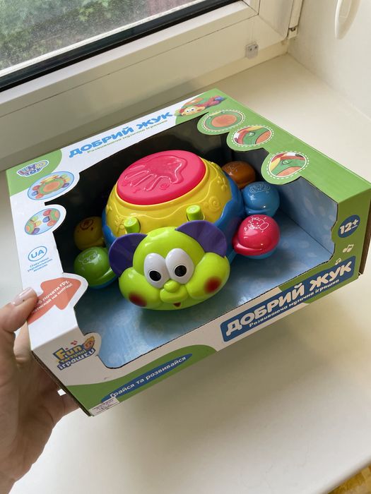 Набір брязкалець та гризунців canpol babies, добрий жук