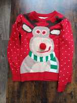 Sweter męski renifer M